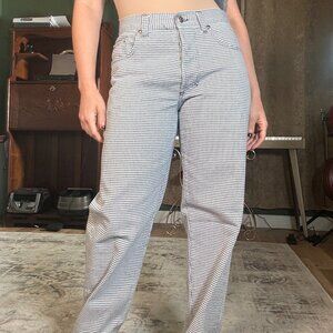 Vintage Versace Couture Polka Dot Jeans